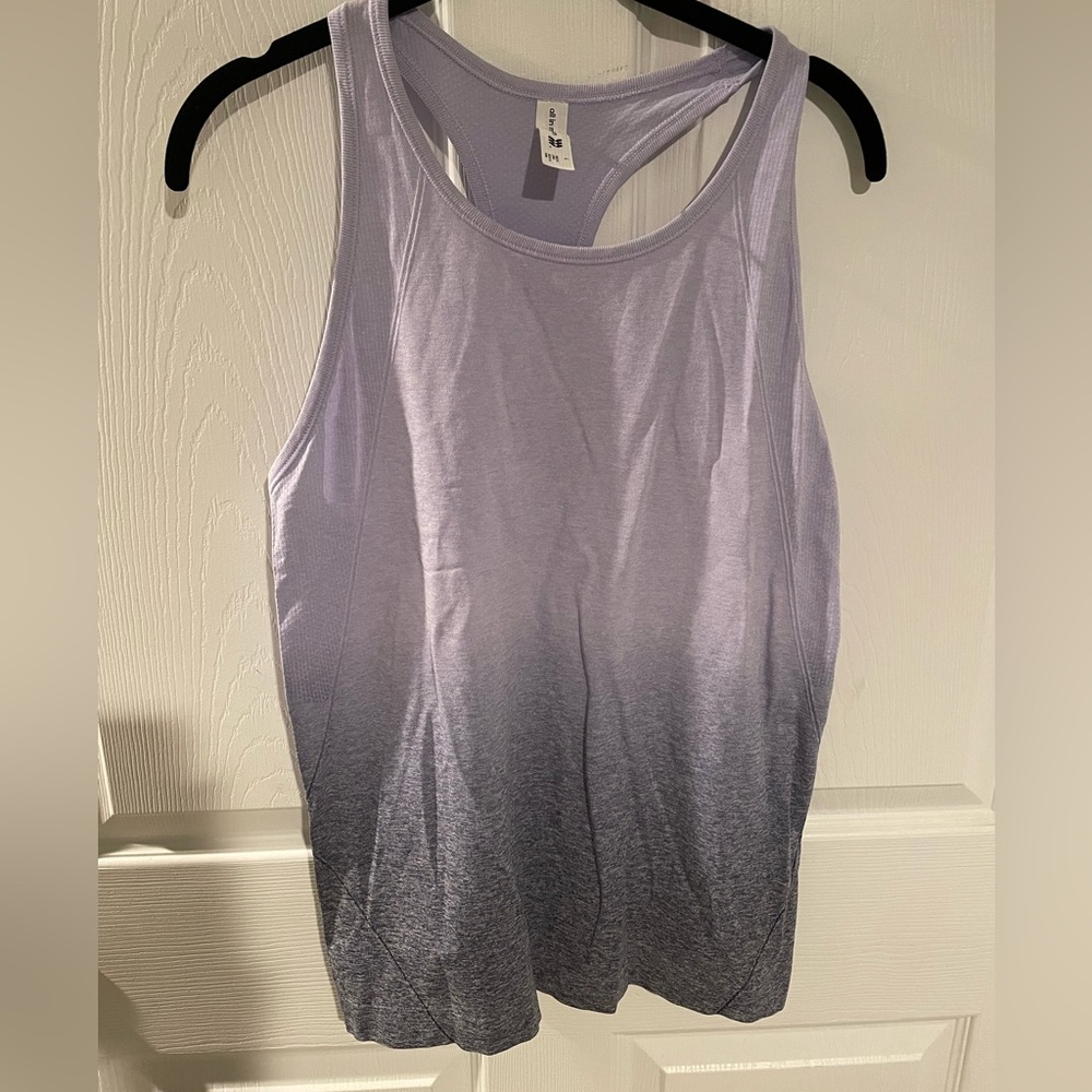 All in motion ombré athletic racer back tank, size large EUC